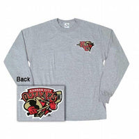 Kansas City Outlaws - Dual Logo Youth Long Sleeve T-Shirt