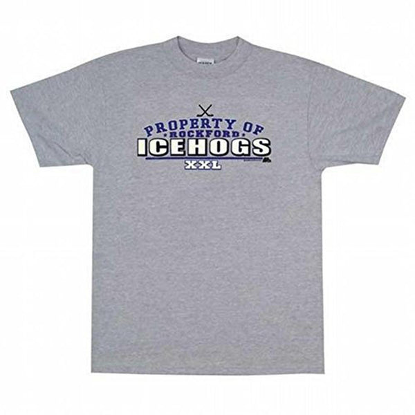 Rockford IceHogs - Property Of XXL Adult T-Shirt