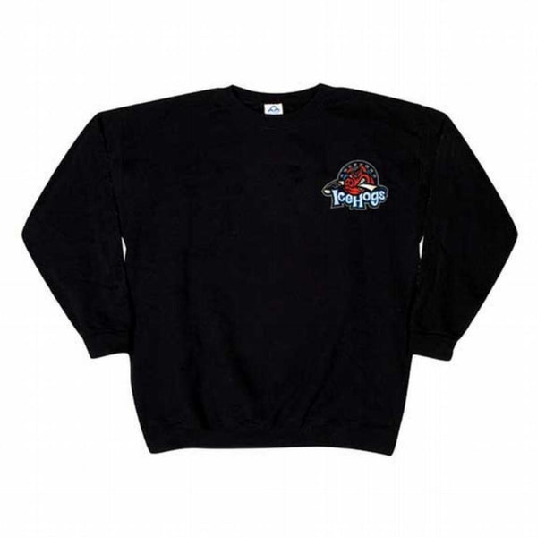 Rockford IceHogs - Embroidered Logo Black Youth Sweatshirt