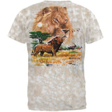 Lions Pride Tie Dye Tan T-Shirt
