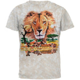Lions Pride Tie Dye Tan T-Shirt
