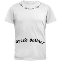 Greed Skateboard Apparel - Soldier T-Shirt White