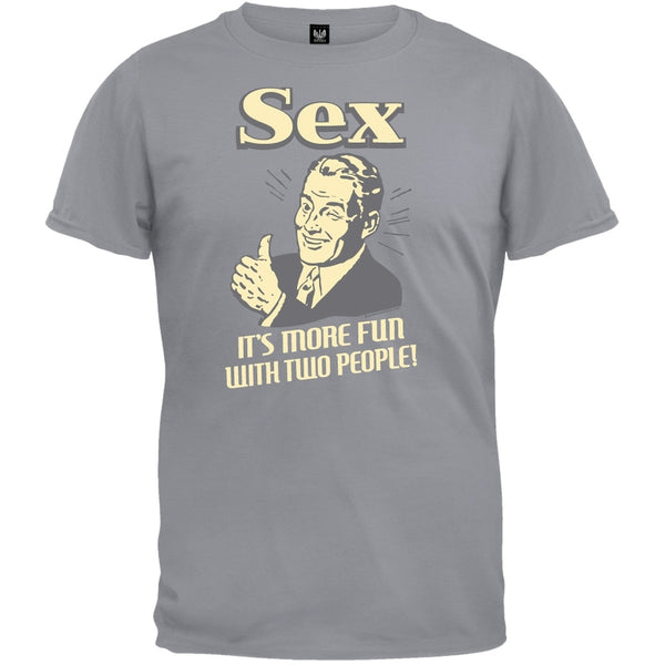 Sex More Fun Two People T-Shirt