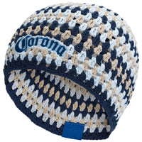 Corona - Blue Tones Crochet Beanie