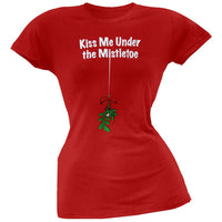 Under The Mistletoe Juniors T-Shirt