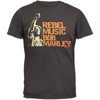 Bob Marley - Stacked Rebel Music Adult T-Shirt