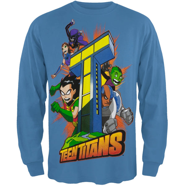 Teen Titans - Tower Boys Youth Long Sleeve T-Shirt