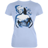 Marilyn Monroe - Blue Dress Juniors T-Shirt