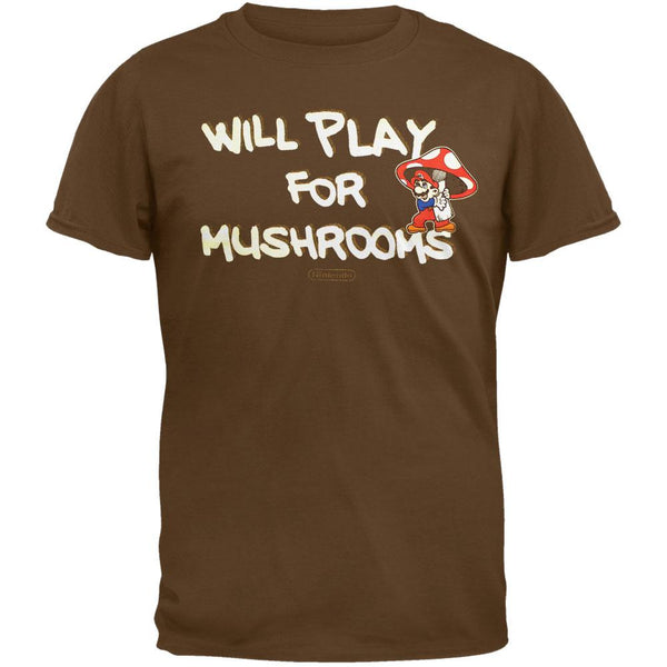 Nintendo - Play For Mushrooms T-Shirt