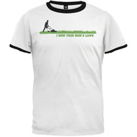 Mow Your Moms Lawn Ringer T-Shirt