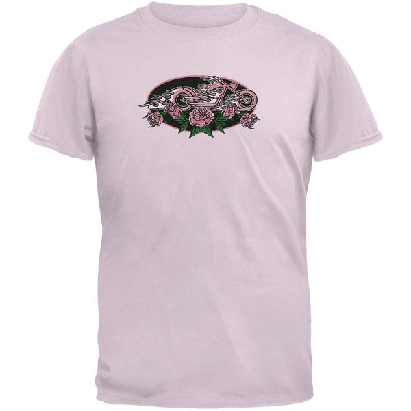 Rose Flame Bike Oval Youth T-Shirt