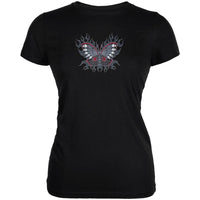 Butterfly Skulls Juniors T-Shirt