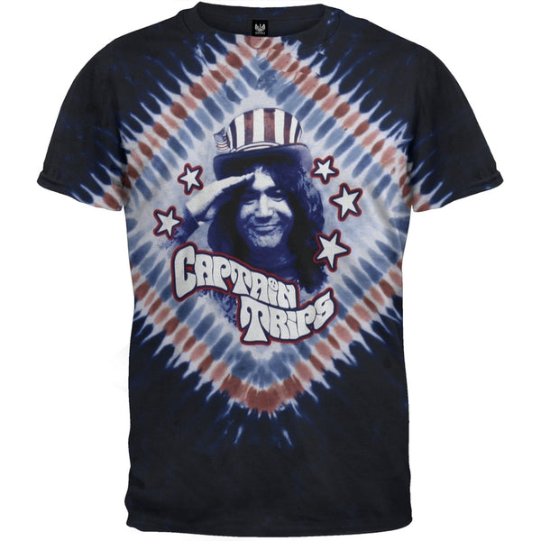 Jerry Garcia - Captain Trips Tie Dye T-Shirt