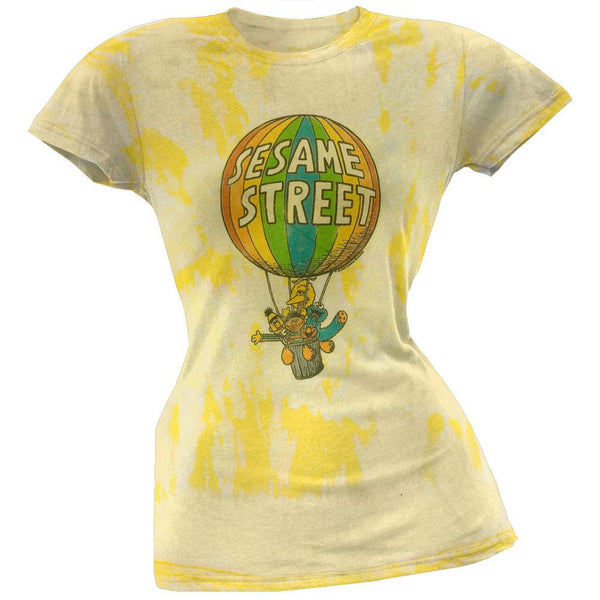 Sesame Street - Balloon Juniors Burnout T-Shirt