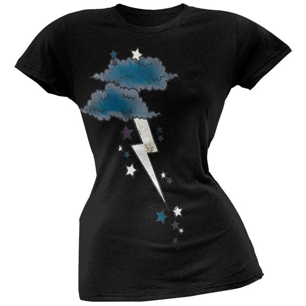 Lightning Bolt Cloud Juniors T-Shirt