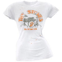 Rolling Stones - Drums 1976 Juniors T-Shirt