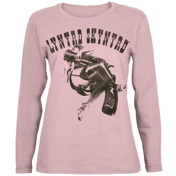 Lynyrd Skynyrd - Gun Gal Juniors Long Sleeve T-Shirt
