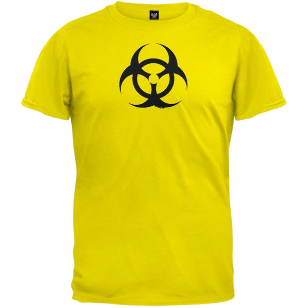 Biohazard Symbol Yellow T-Shirt