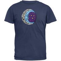 Sleeping Moon Embroidered T-Shirt