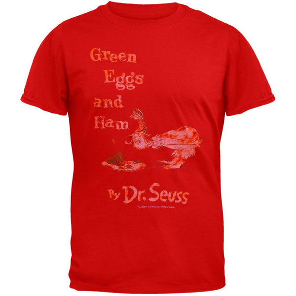 Dr. Seuss - Green Eggs Cover Distressed T-Shirt