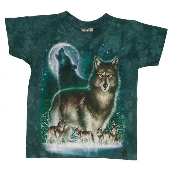Wolf Moon Tie Dye Youth T-Shirt