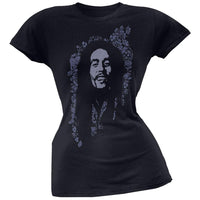 Bob Marley - Flowers Sheer Juniors T-Shirt