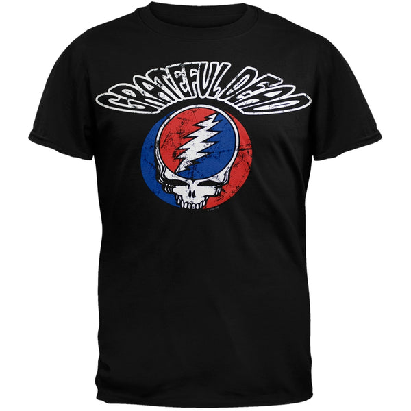 Grateful Dead - Distressed Stealie Soft T-Shirt