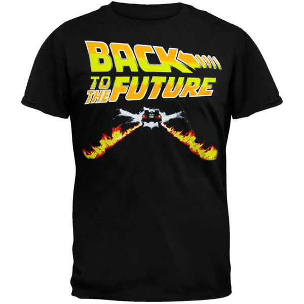 Back To The Future- Car Flames T-Shirt