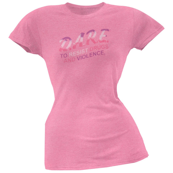 D.A.R.E. - Neon Logo Ladies T-Shirt