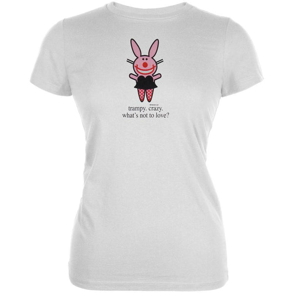 Happy Bunny - Trampy Crazy Juniors T-Shirt