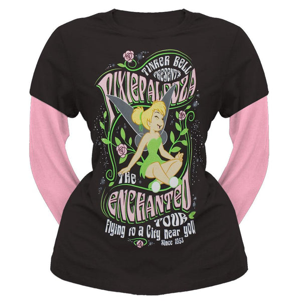 Tinkerbell - Pixiepalooza Juniors 2Fer Long Sleeve T-Shirt