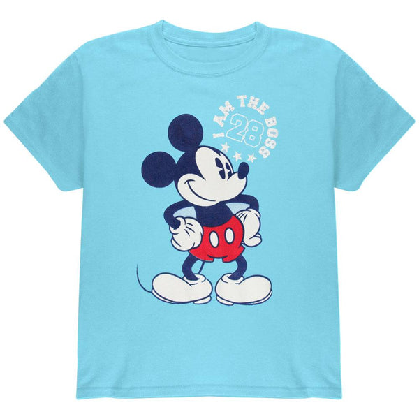 Mickey Mouse - I'm The Boss Girls Youth Ringer T-Shirt