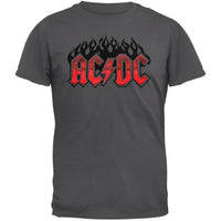 AC/DC - Flaming Logo Soft T-Shirt