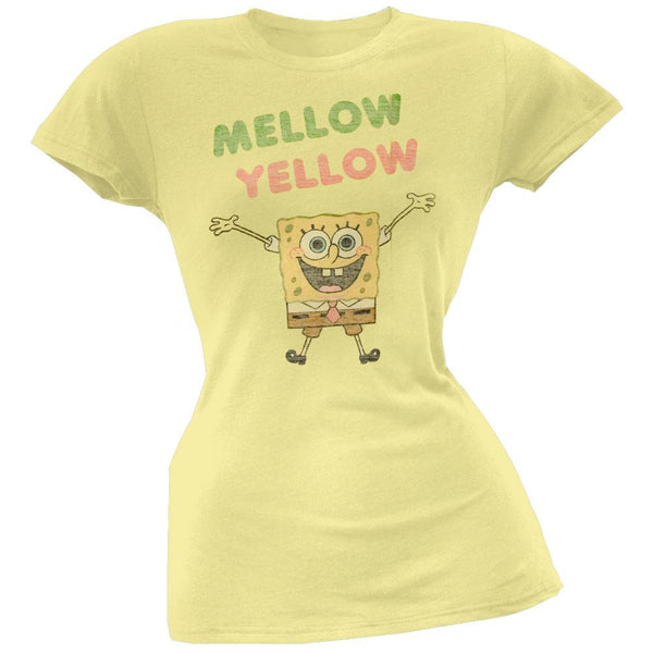 Spongebob Squarepants - Mellow Yellow Juniors T-Shirt