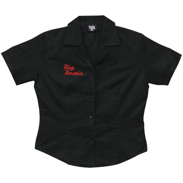 King Kerosin - Girls On Dagger Ladies Work Shirt