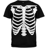 Halloween Skeleton Glow In The Dark Costume T-Shirt