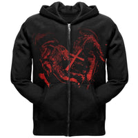 Ozzy Osborne - Crucifix Zip Up Hoodie