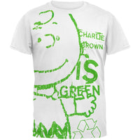 Peanuts - Green Chuck T-Shirt