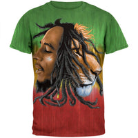 Bob Marley - Profiles Tie Dye T-Shirt