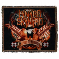 Lynyrd Skynyrd - Support Southern Rock Throw Blanket