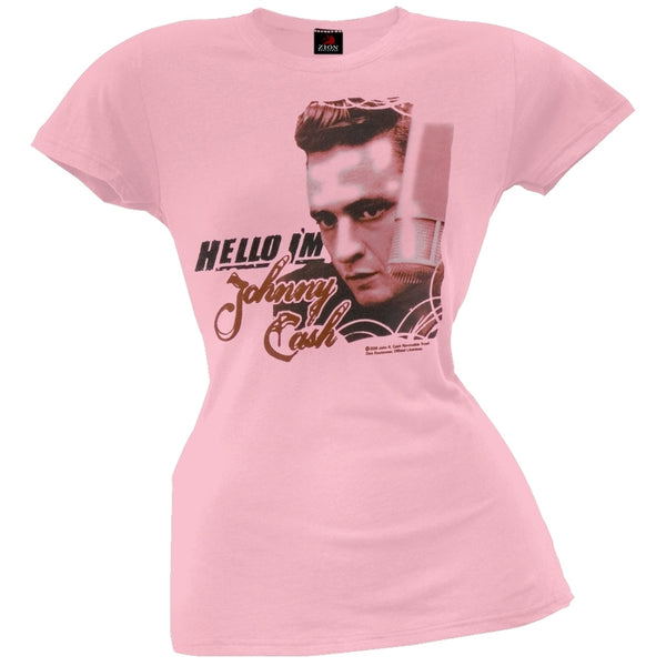 Johnny Cash - Hello Juniors T-Shirt
