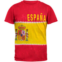 Spanish Flag Tie Dye T-Shirt