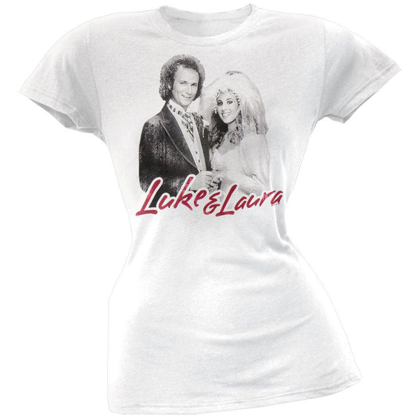 General Hospital - Luke And Laura Juniors T-Shirt