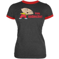 Family Guy - You Imbecile Juniors Ringer T-Shirt