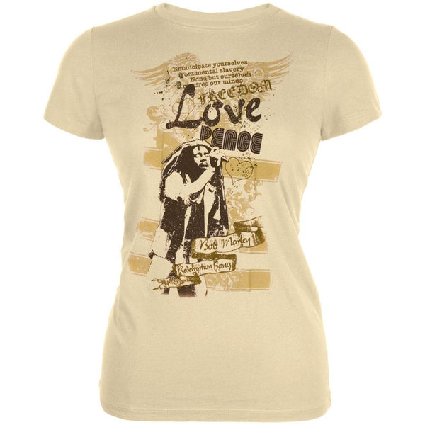 Bob Marley - Lyrics Juniors T-Shirt