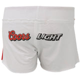 Coors Light - Logo Raw Edge Juniors Drawstring Shorts