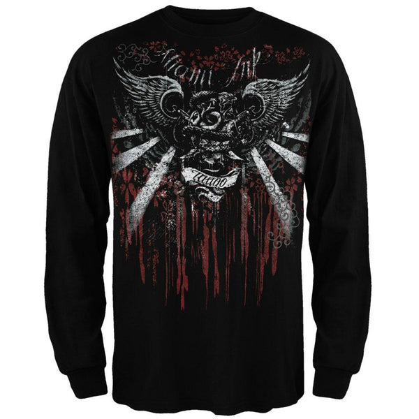 Miami Ink - Stretchy Blossom Long Sleeve T-Shirt