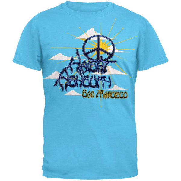 Haight Ashbury - Peace Rays Blue T-Shirt
