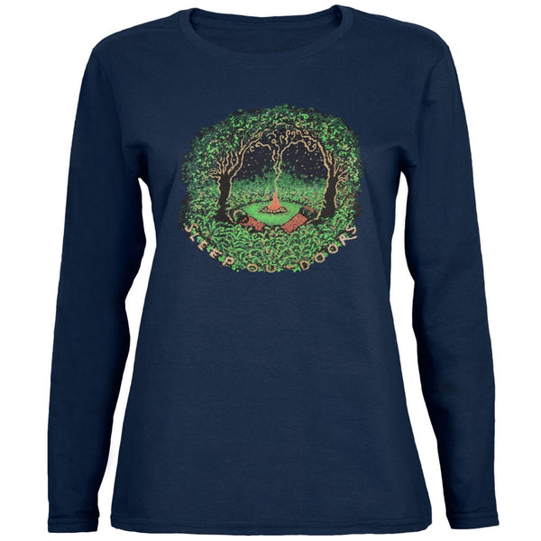 Little Hippie - Sleep Outdoors Juniors Long Sleeve T-Shirt