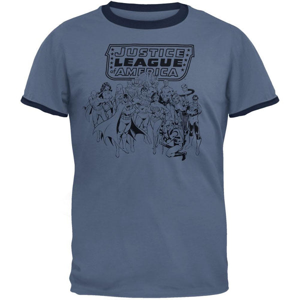Justice League - Group Shot Ringer T-Shirt